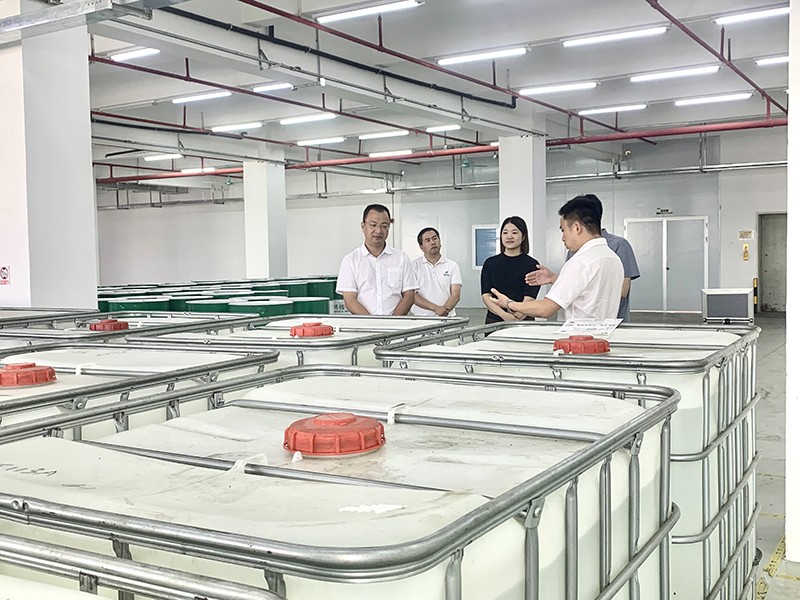 政企连心·共促发展|东莞市东城区政府领导莅临好体育全站app官网下载新材参观指导